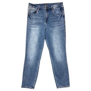 Kut From The Kloth High Rise Ankle Slim Straight Leg Jeans Womens Size 10